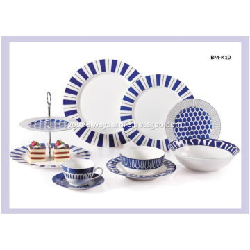 New Bone China Decal Dinnerware